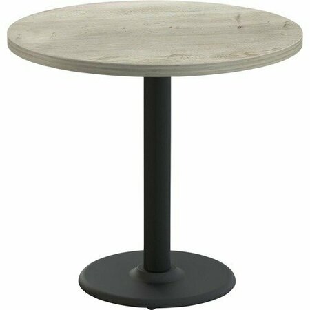 SPECIAL-T Table, Round, 42in Dia x 29in, Black Base/Aged Driftwood Top SCTCANT242BAD